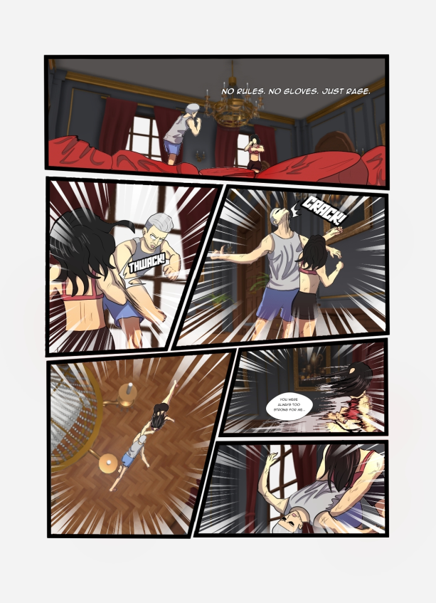 Angela_Drawss's tweet photo. She wanted to be a champion and she became one #comics #webcomic #actioncomics #FightScene #BattleArt #ComicFight #DynamicPoses https://t.co/YGsSn5fOvq