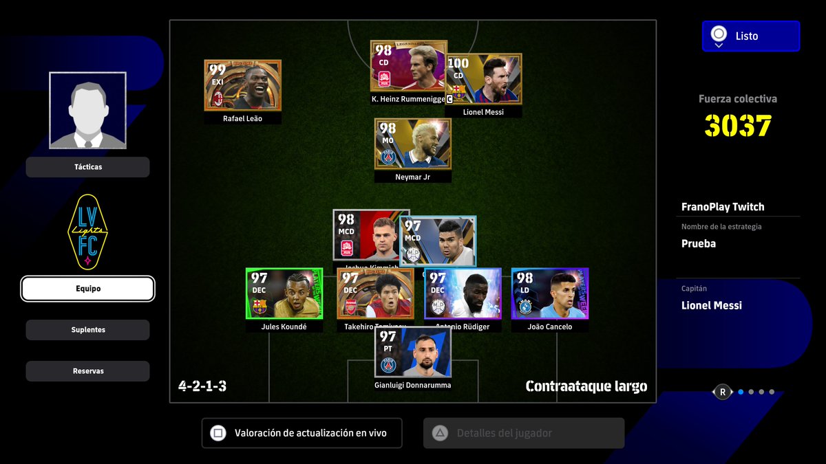 Que tan atrás quedo este equipo en cuanto lo competitivo? No juego como hace 2 años y me da intriga

#eFootball #eFootball2025