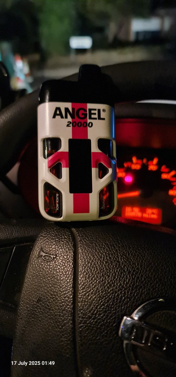 Found an England flag vape in the shop :)