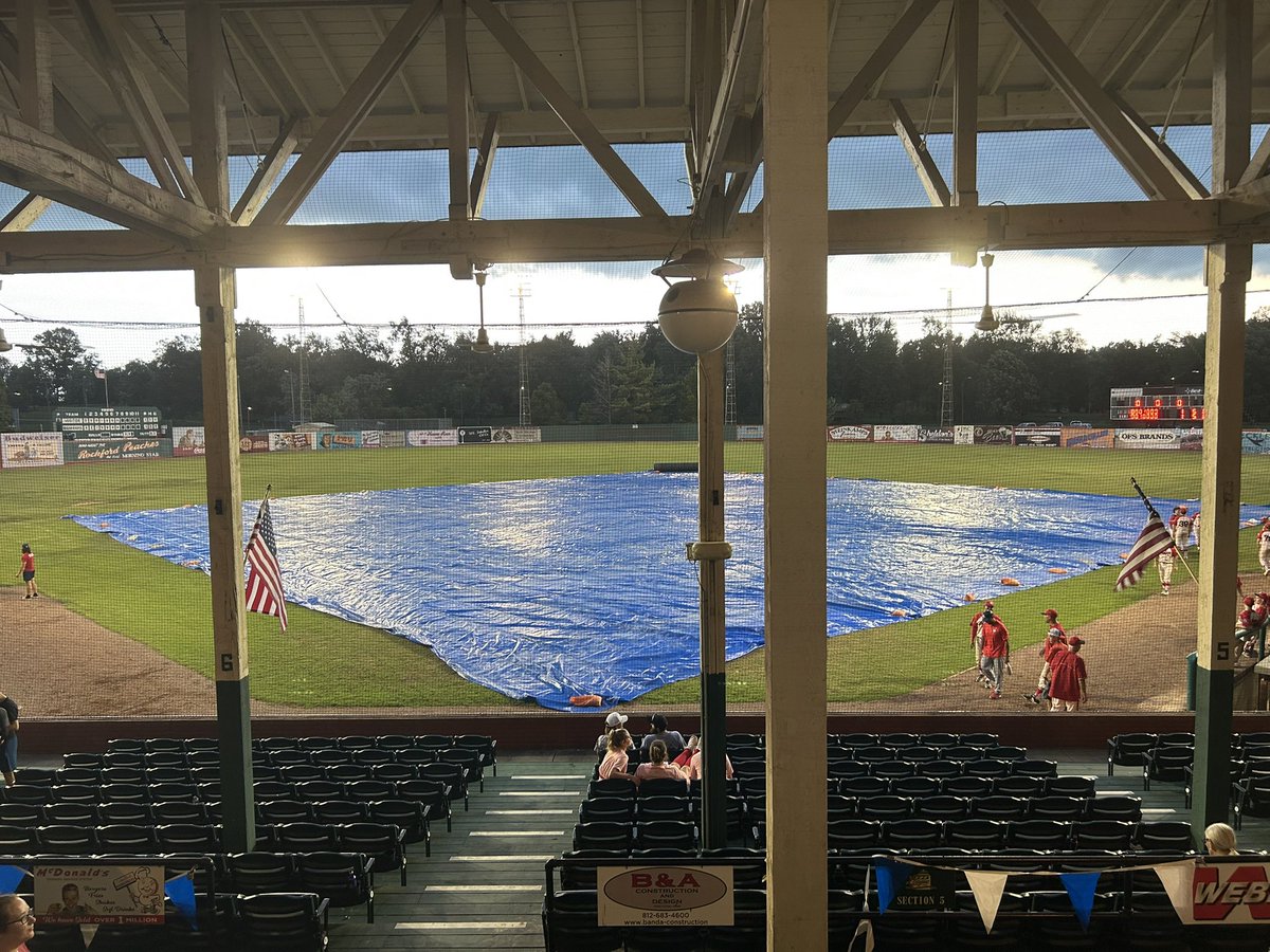 SUSPENDED: The Dubois Co. Bombers and Chillicothe Paints will resume at 5:30 pm ET Thursday, gates open at 5. The game was paused at 1-1 through seven innings.

The regularly scheduled game  will follow and be a 7-inning contest.