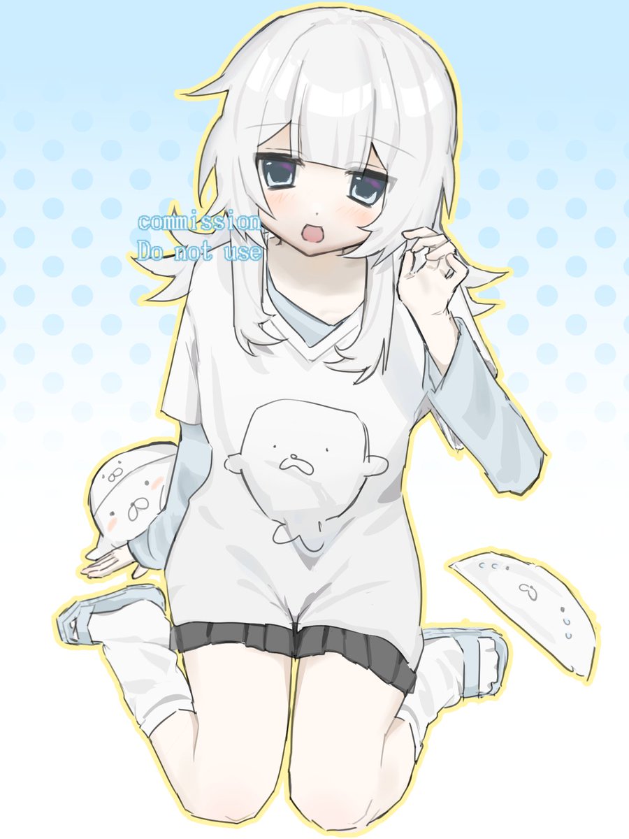 #Commission
+　　　　　　　＋
　＋　 ／´￣￣｀ヽ、　　+
,._　／　　　＾　 ＾ヽ　　＋
＼`　　　,,　●　 _ ●L
∠､_　　　三 　 ｲ_>　三
　 　 `⊂､.＿＿＿＿,ノ⊃