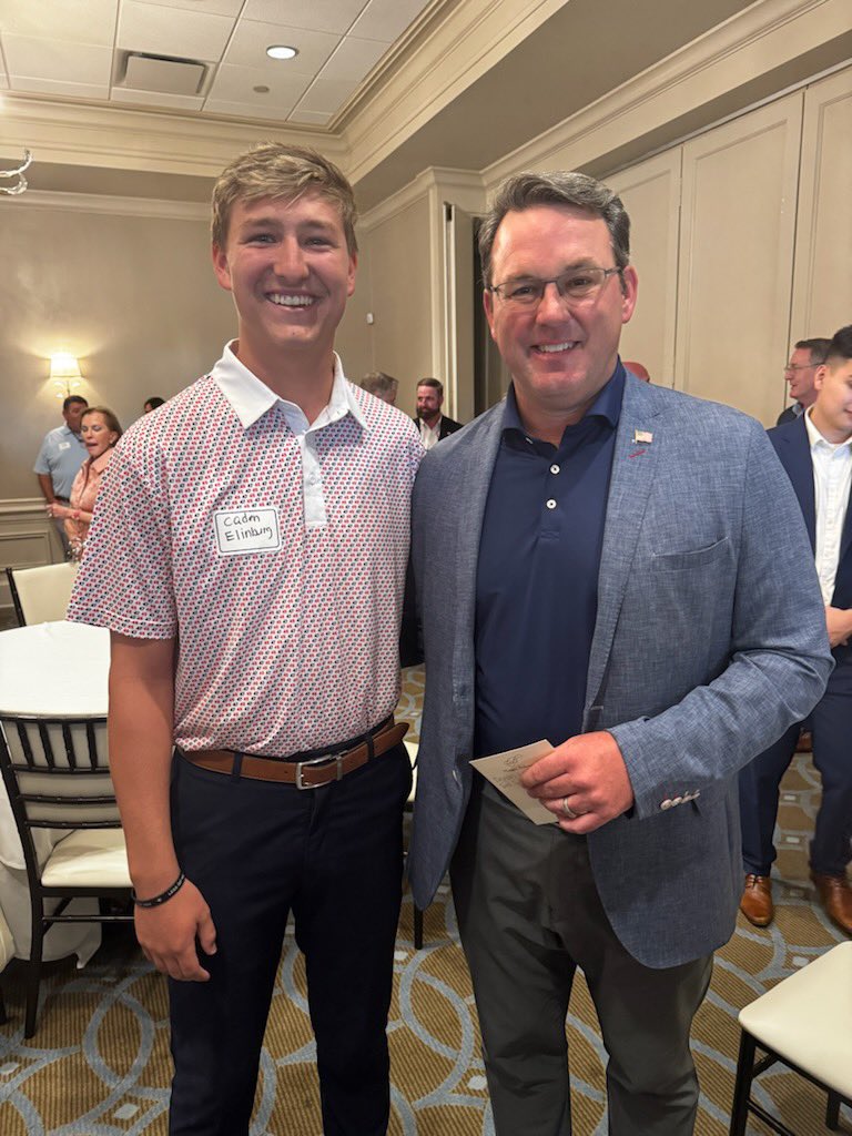 2024_caden's tweet image. Another great event tonight with @burtjonesforga! Burt is more than ready to take over as Governor in 2026! Can’t wait to cast my vote for someone that supports school choice, law enforcement, and common sense policies that drive our state!