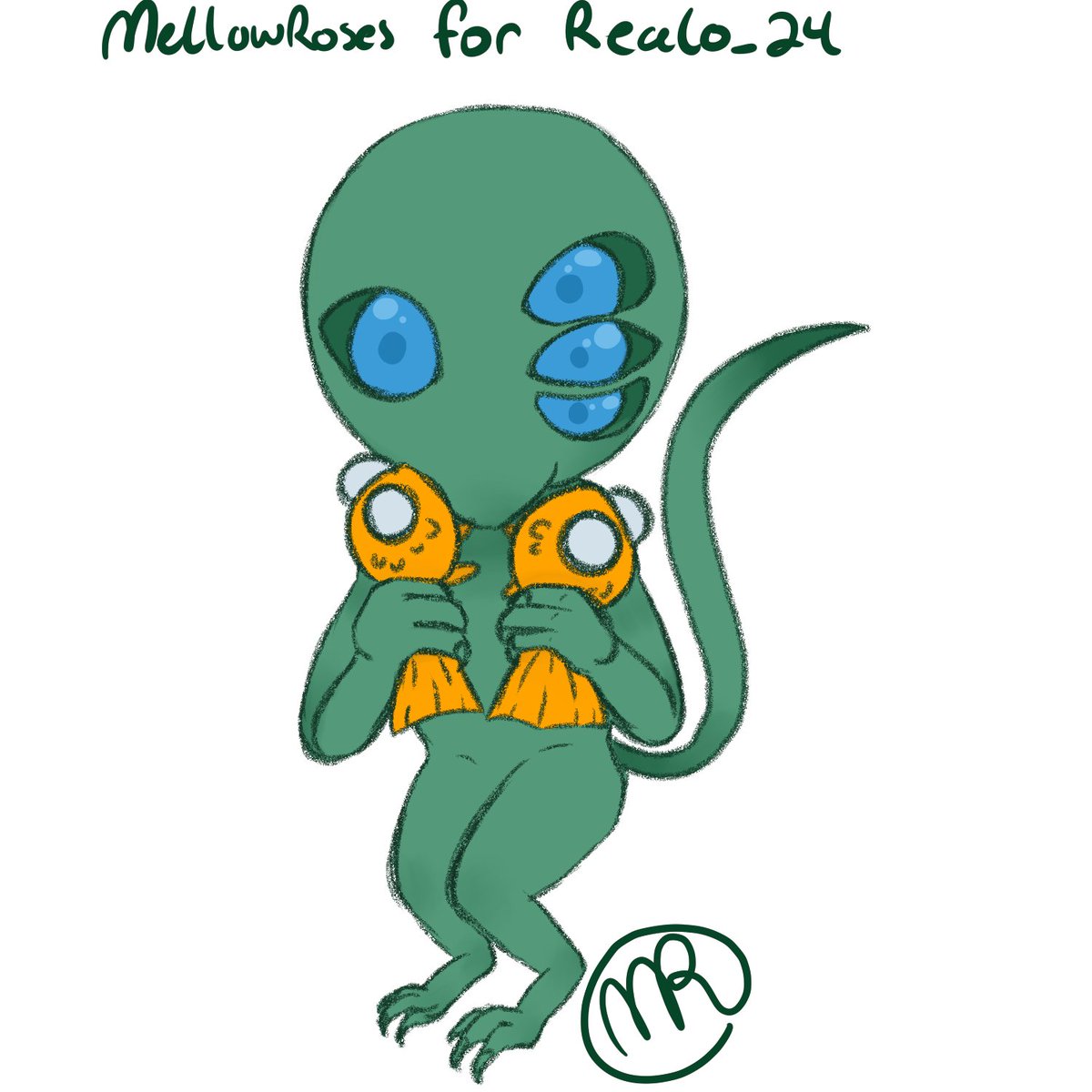 Requests done from today's stream for EeerieMiri and Realo! I don't always color in requests but today they were special cases!