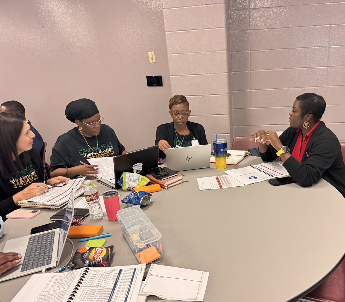 ShotwellMS_AISD's tweet image. Our admin are back at it… planning and learning to ensure that this year “WE ARE MORE!”