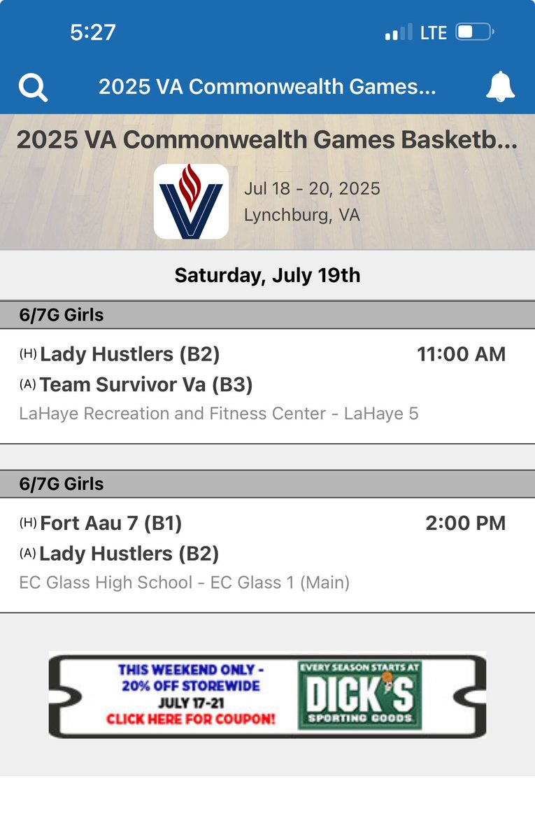Gianna Hartley (@ghartley101010) on Twitter photo Updated schedule for this upcoming weekend!! Lady Hustlers! Let’s go!
#class2031 <a href="/mikemillsnc/">Mike Mills WBB College Recruiting</a> Updated schedule for this upcoming weekend!! Lady Hustlers! Let’s go!
#class2031 <a href="/mikemillsnc/">Mike Mills WBB College Recruiting</a>