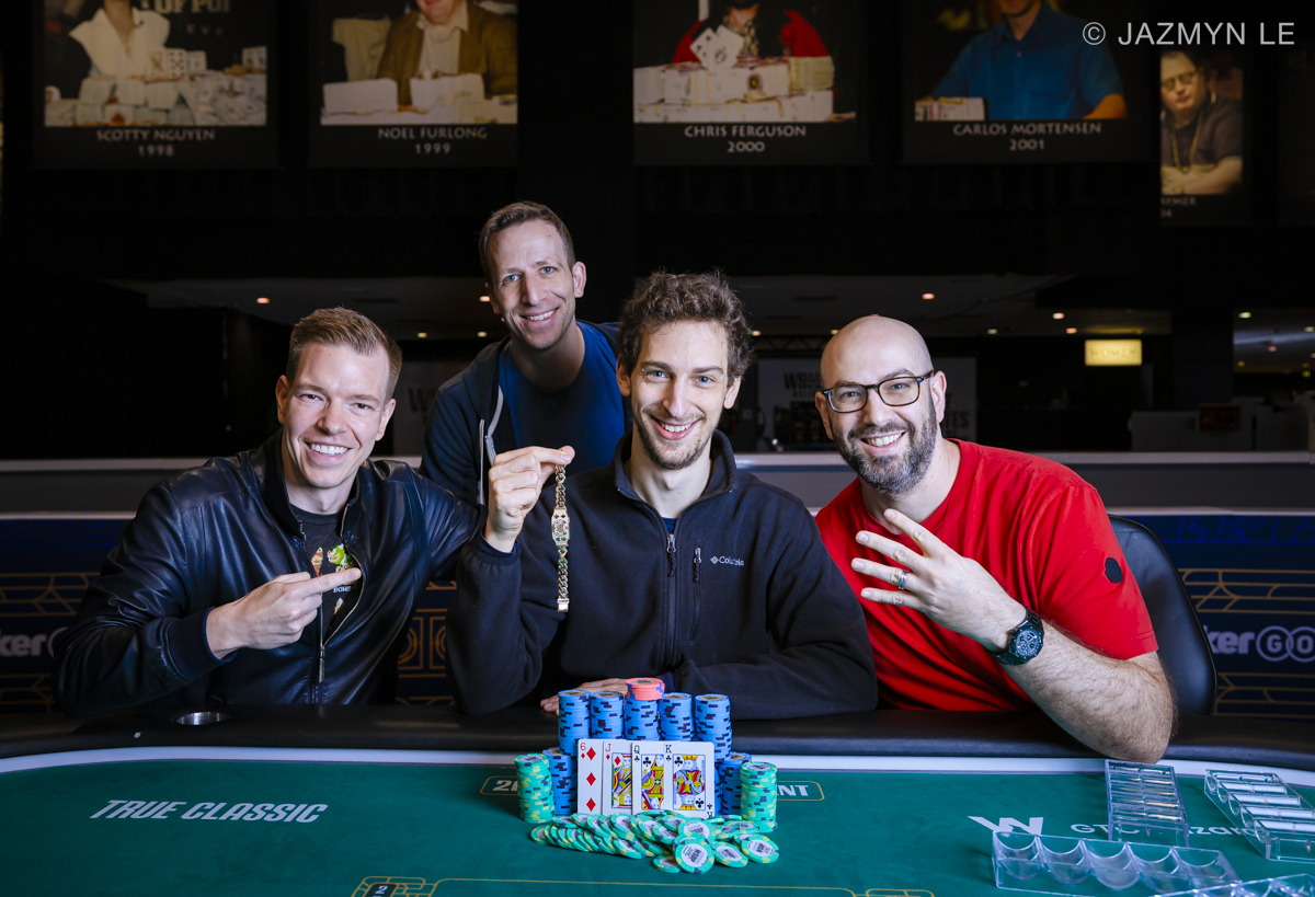 Congratulations to <a href="/Dan__Zack/">Daniel Zack</a> on winning his 4th gold bracelet today in Event #96: $3,000 Pot-Limit Omaha!

Dan wins the bracelet and $471,170 top prize after outlasting the 1,088 player field.

Congrats Dan!

#wsop2025