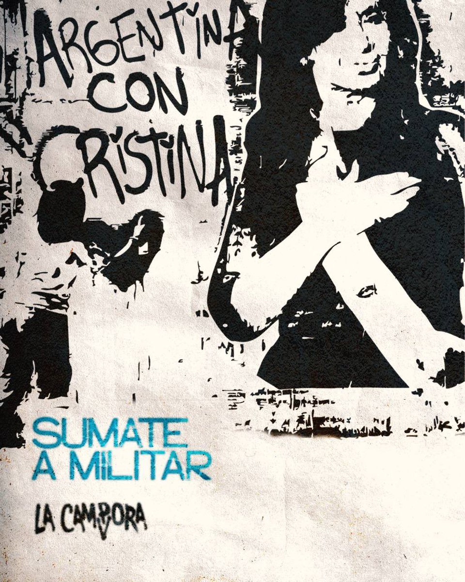 Si vivís en Mataderos y bancás a Cristina ésta es la señal: sumate a militar. Es ahora. 

📍Yrupé y Cosquín - Barrio Los Perales

#CristinaLibre | #ArgentinaConCristina
