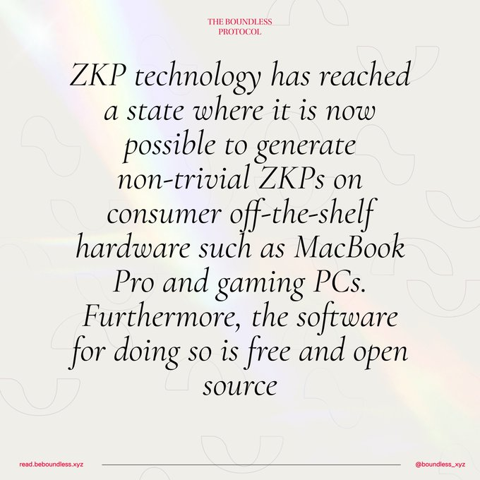 wangdaniu2022's tweet photo. I have read the @boundlesshq whitepaper.  This is the Proof of Read:  We propose Boundless, a decentralized market, aggregation, and smart contract settlement protocol designed to scale ZK-powered verifiable compute for every chain. https://t.co/i4Zj6Huvp4