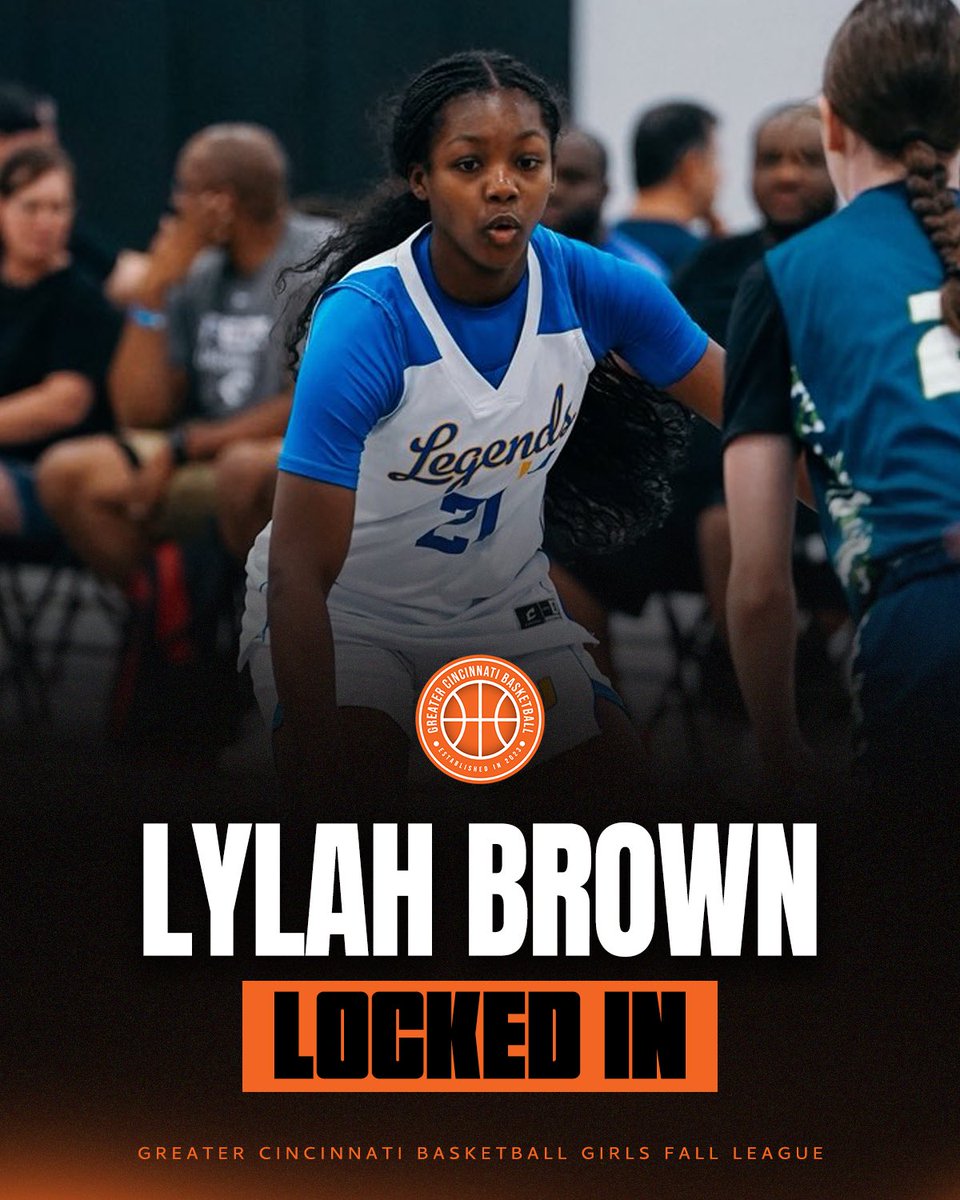 Greater Cincinnati Basketball (@gcbgirlsleague) on Twitter photo ππππππ ππ π
2029 Lylah Brown (<a href="/Lylah_BBrown/">Lylah Brown</a>) is back for another year in the GCB Girls Fall League! The point guard is one of the top in her class in the area!
Secure your spot at gcbgirlsleague.com
#GCBGirlsLeague ππππππ ππ π
2029 Lylah Brown (<a href="/Lylah_BBrown/">Lylah Brown</a>) is back for another year in the GCB Girls Fall League! The point guard is one of the top in her class in the area!
Secure your spot at gcbgirlsleague.com
#GCBGirlsLeague