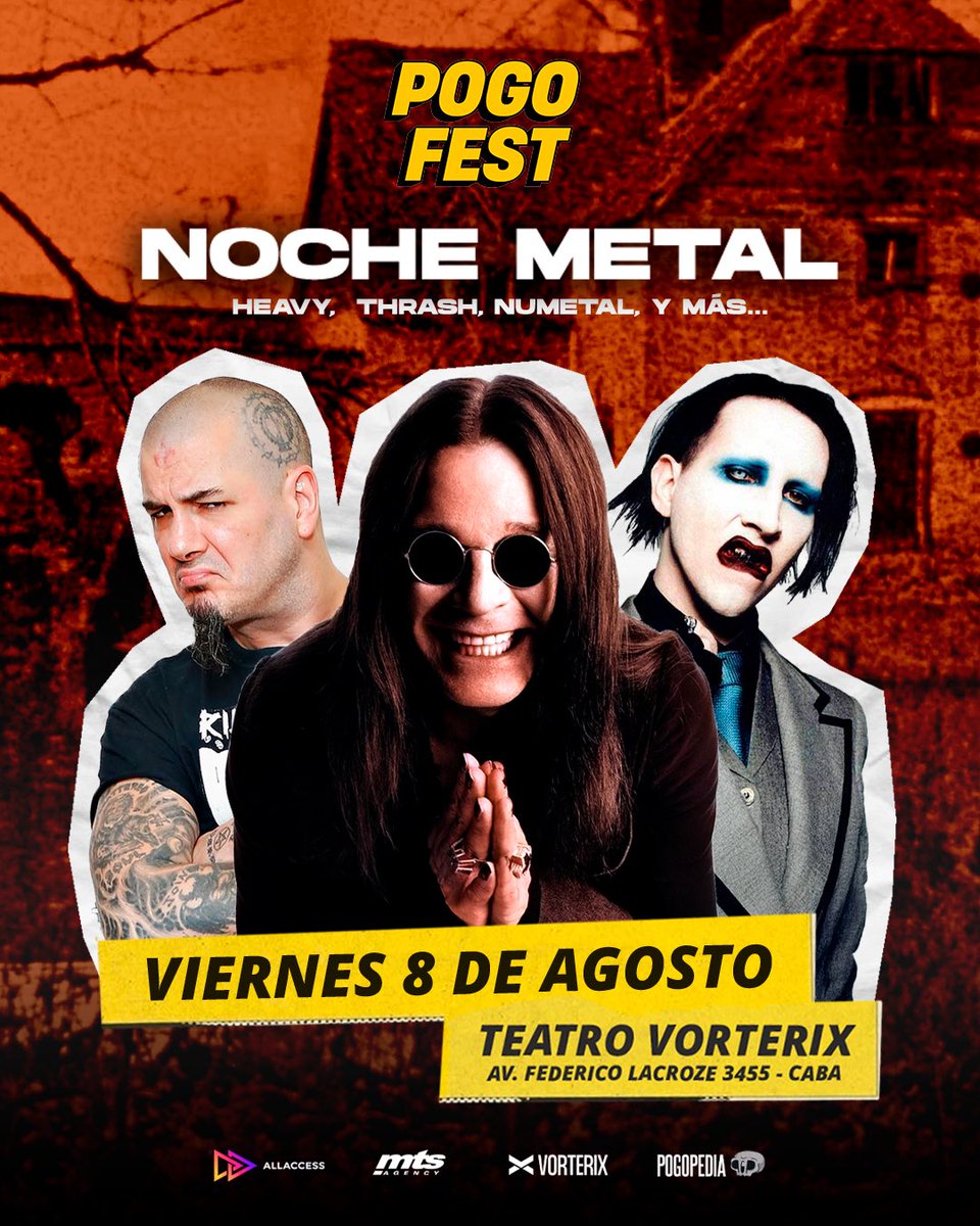 Pogopedia's tweet image. 🤘🏻 POGOFEST - ESPECIAL METAL🤘🏻
¡La despedida de Black Sabbath nos dejó con ganas de poguear, así que a pedido del público, vamos a vivir una noche llena de lo mejor del heavy, thrash y numetal!
🗓 Viernes 8 de agosto en el Teatro Vorterix (Av. Federico Lacroze 3455 - CABA) a…