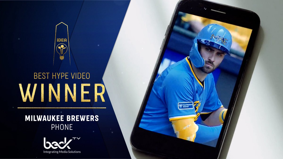 Congratulations to the Milwaukee Brewers, winner of Best Hype Video!

#IDEABoston