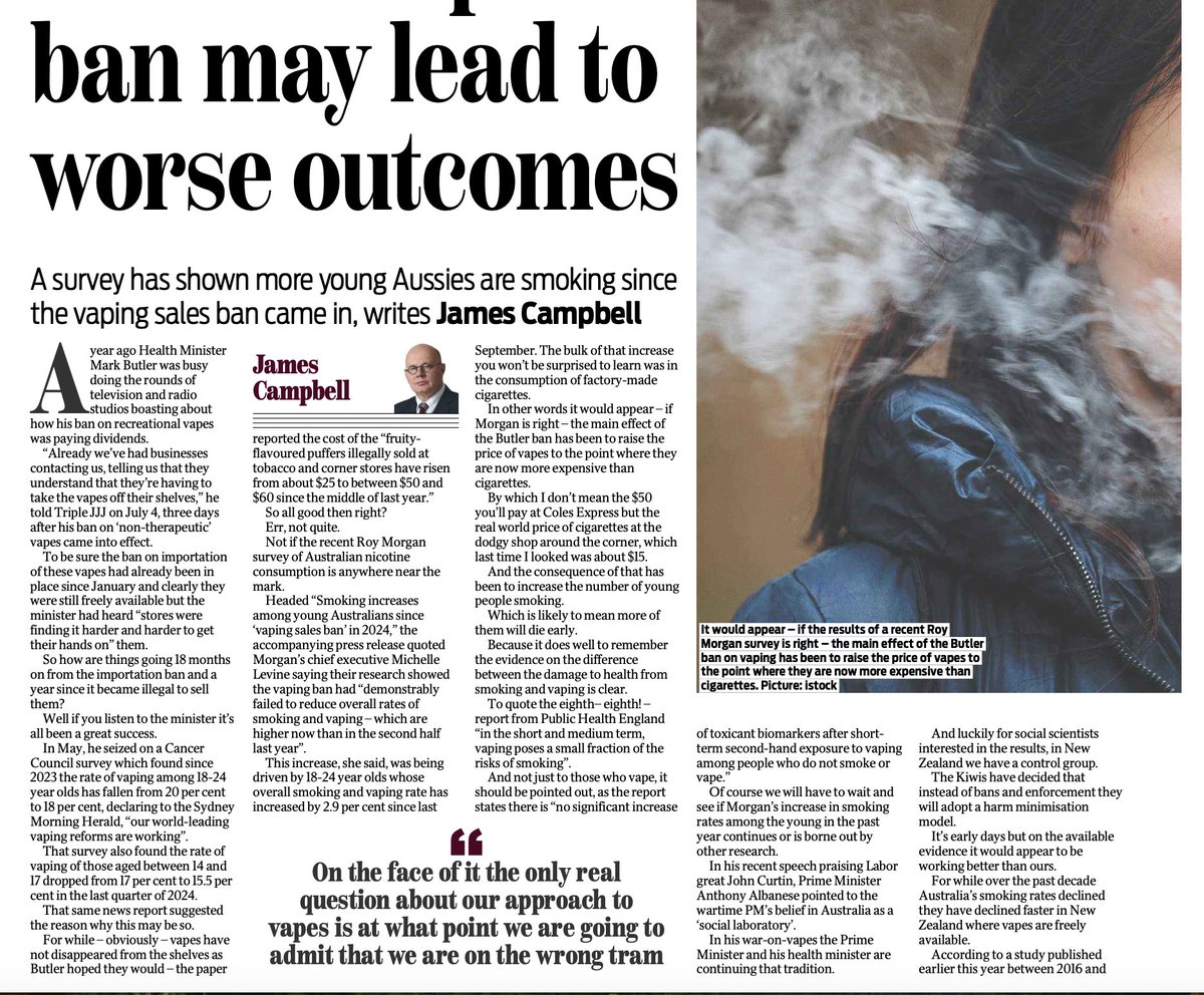 Maurice Swanson (@mauricegswanson) on Twitter photo News Corpse's James Campbell continues to present misleading information about changes in the prevalence of smoking quoting from a press release that Roy Morgan has removed and then replaced on its website 🤣 roymorgan.com/findings/9936-… <a href="/J_C_Campbell/">James Campbell</a> <a href="/SimonChapman6/">Simon Chapman AO @simonchapman.bsky.social</a> <a href="/Mark_Butler_MP/">Mark Butler MP</a> News Corpse's James Campbell continues to present misleading information about changes in the prevalence of smoking quoting from a press release that Roy Morgan has removed and then replaced on its website 🤣 roymorgan.com/findings/9936-… <a href="/J_C_Campbell/">James Campbell</a> <a href="/SimonChapman6/">Simon Chapman AO @simonchapman.bsky.social</a> <a href="/Mark_Butler_MP/">Mark Butler MP</a>