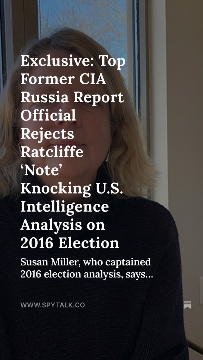 Jeff Stein (@spytalker) on Twitter photo Exclusive: Top Former CIA Russia Report Official Rejects Ratcliffe āNoteā Knocking U.S. Intelligence Analysis on 2016 Election, by <a href="/SpyTalker/">Jeff Stein</a> spytalk.co/p/exclusive-to⦠Exclusive: Top Former CIA Russia Report Official Rejects Ratcliffe āNoteā Knocking U.S. Intelligence Analysis on 2016 Election, by <a href="/SpyTalker/">Jeff Stein</a> spytalk.co/p/exclusive-toā¦