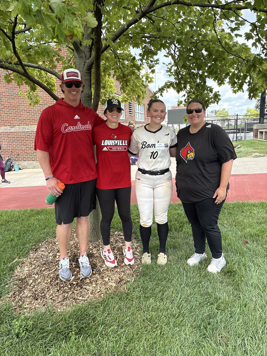 Kylie McRoberts (@kyliemcroberts2) on Twitter photo Thank you <a href="/LouisvilleSB/">Louisville Softball</a> again for another great camp today! I loved working with <a href="/GriffJ_13/">Griffin Joiner</a> today in the bullpen and with lefty pitcher Brooke Grey on tightening my spin pitches! <a href="/UofL_CoachHolly/">Holly Aprile</a> Thank you <a href="/LouisvilleSB/">Louisville Softball</a> again for another great camp today! I loved working with <a href="/GriffJ_13/">Griffin Joiner</a> today in the bullpen and with lefty pitcher Brooke Grey on tightening my spin pitches! <a href="/UofL_CoachHolly/">Holly Aprile</a>