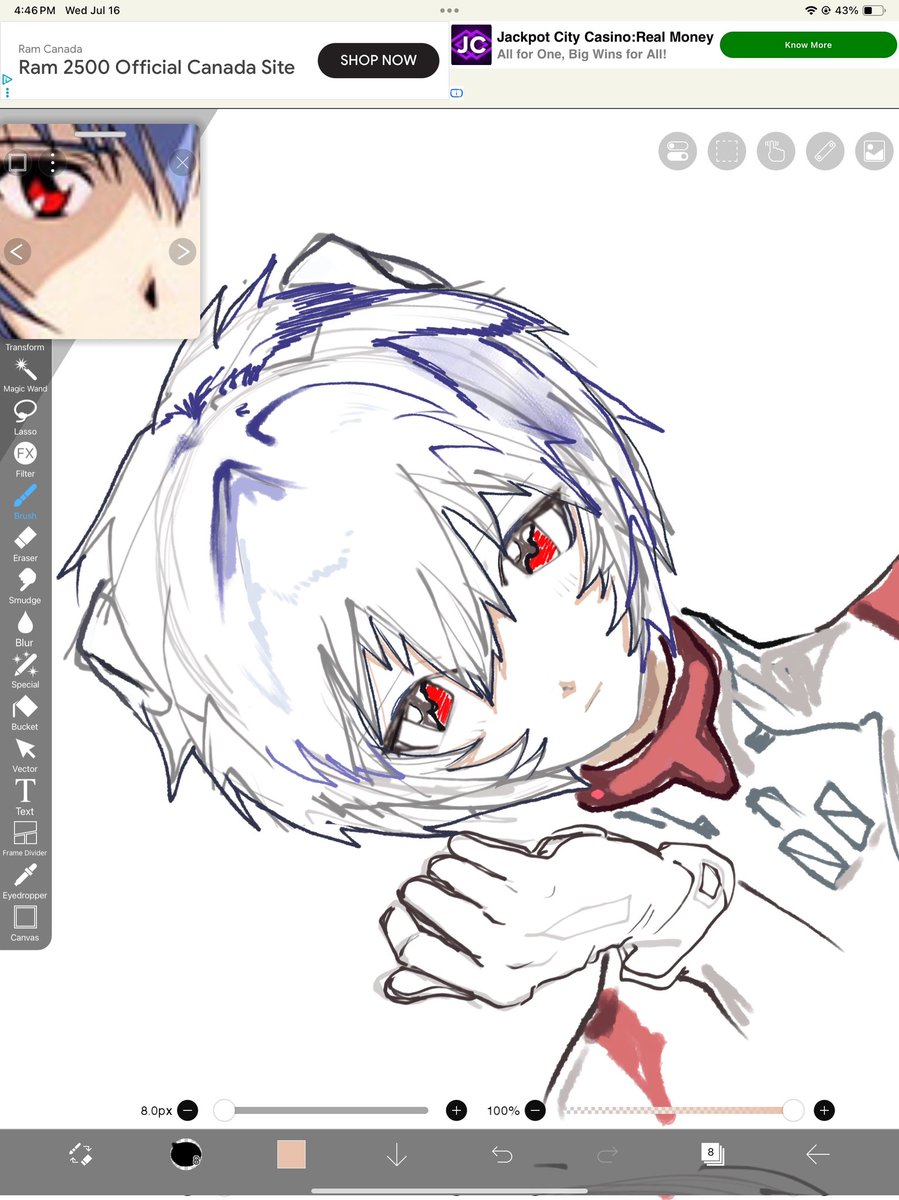 Berunyaa's tweet photo. I love rei ass anami... I haven't drawn good without stylus in so looong #reiayanami #evangelion #エヴァンゲリオン https://t.co/WnvMieMFny