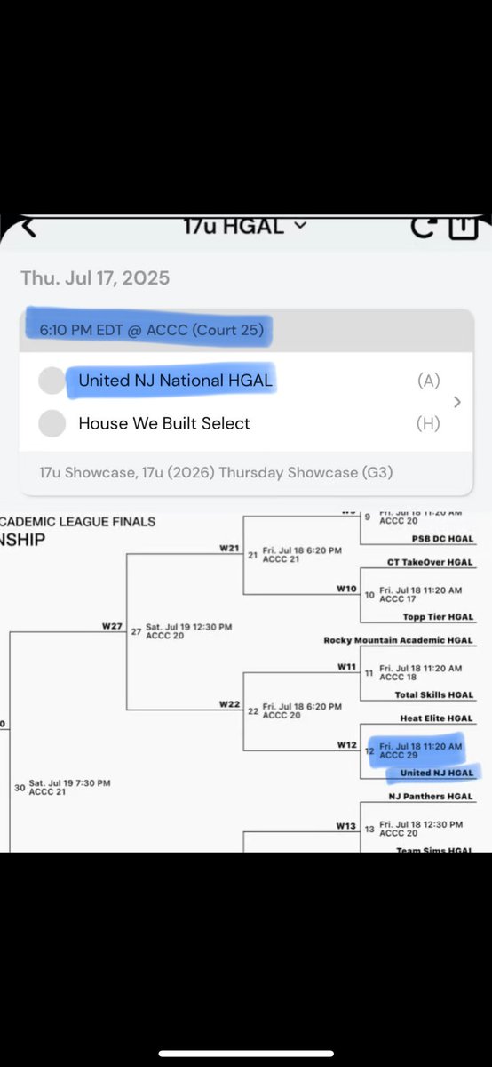 Richie Gardner (@richiegardner08) on Twitter photo Looking forward to competing at the <a href="/HoopGroupAL/">Hoop Group Academic League (HGAL)</a> Finals with <a href="/unitedNJaauboys/">United NJ AAU - Boys Program</a> !
Here’s my schedule Looking forward to competing at the <a href="/HoopGroupAL/">Hoop Group Academic League (HGAL)</a> Finals with <a href="/unitedNJaauboys/">United NJ AAU - Boys Program</a> !
Here’s my schedule