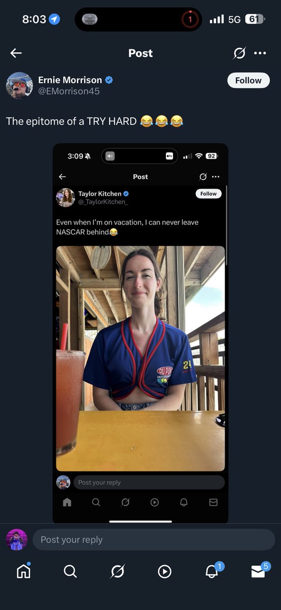 This dude is a fucking loser I’m sick of this nigga