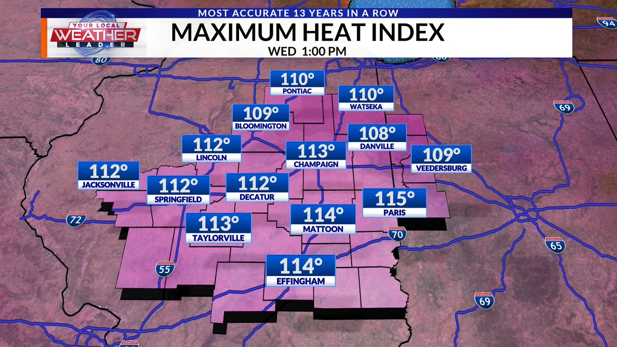 KevinLighty's tweet image. My goodness. Next week not looking good. 115° heat index values not out of the question in about a week from today.