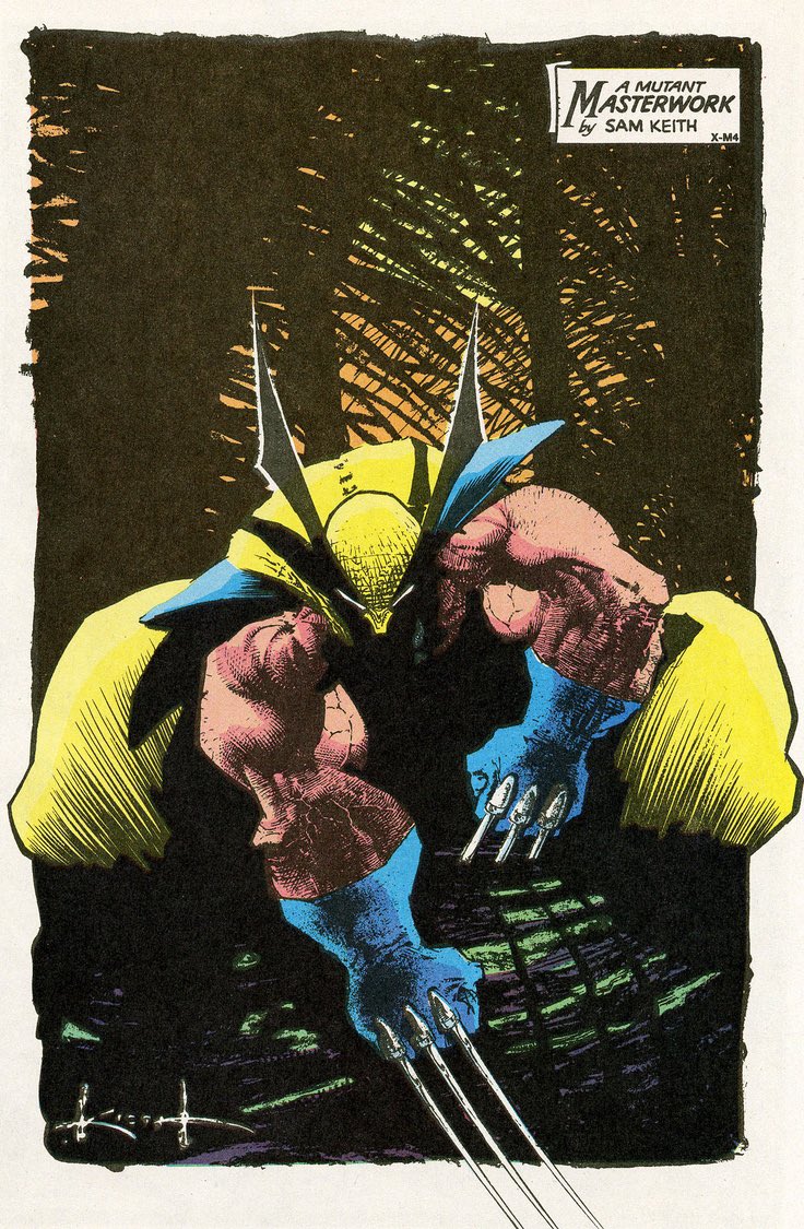 Who’s Thursday Ready
Sam Kieth #Wolverine