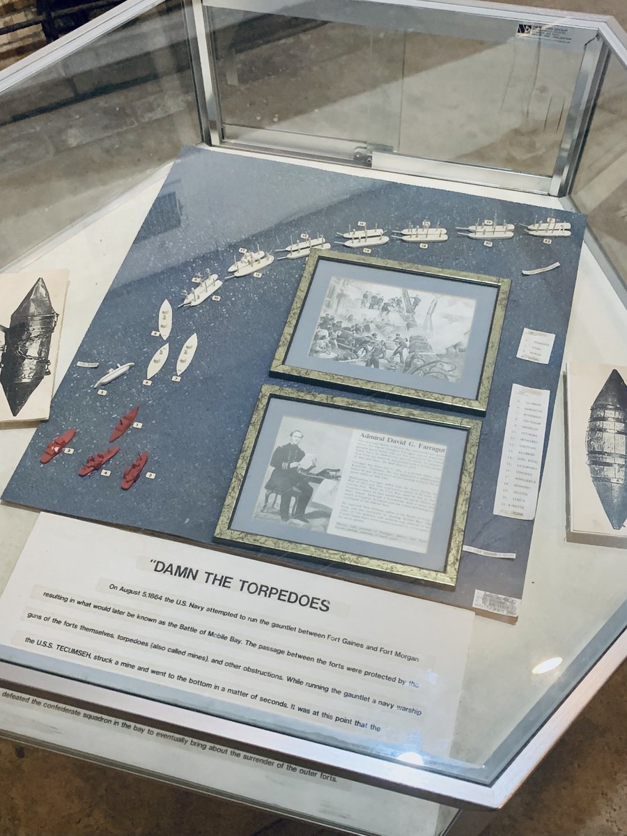 liz_july4th's tweet photo. #Farragut #Mobile #FortGaines #FortMorgan #Alabama 

Housed at the museum of Fort Gaines 👇👇 https://t.co/q4nyLGy6GD
