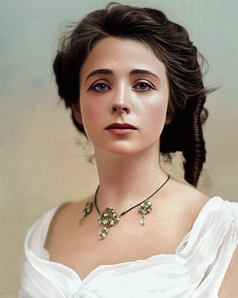 lampreiadomar's tweet image. Stage actress Maude Adams (November 11, 1872 – July 17, 1953) was the inspiration for Richard Matheson&apos;s creation of the character Elise McKenna played by Jane Seymour in Somewhere in Time • 1980
#MaudeAdams 
#SomewhereInTime