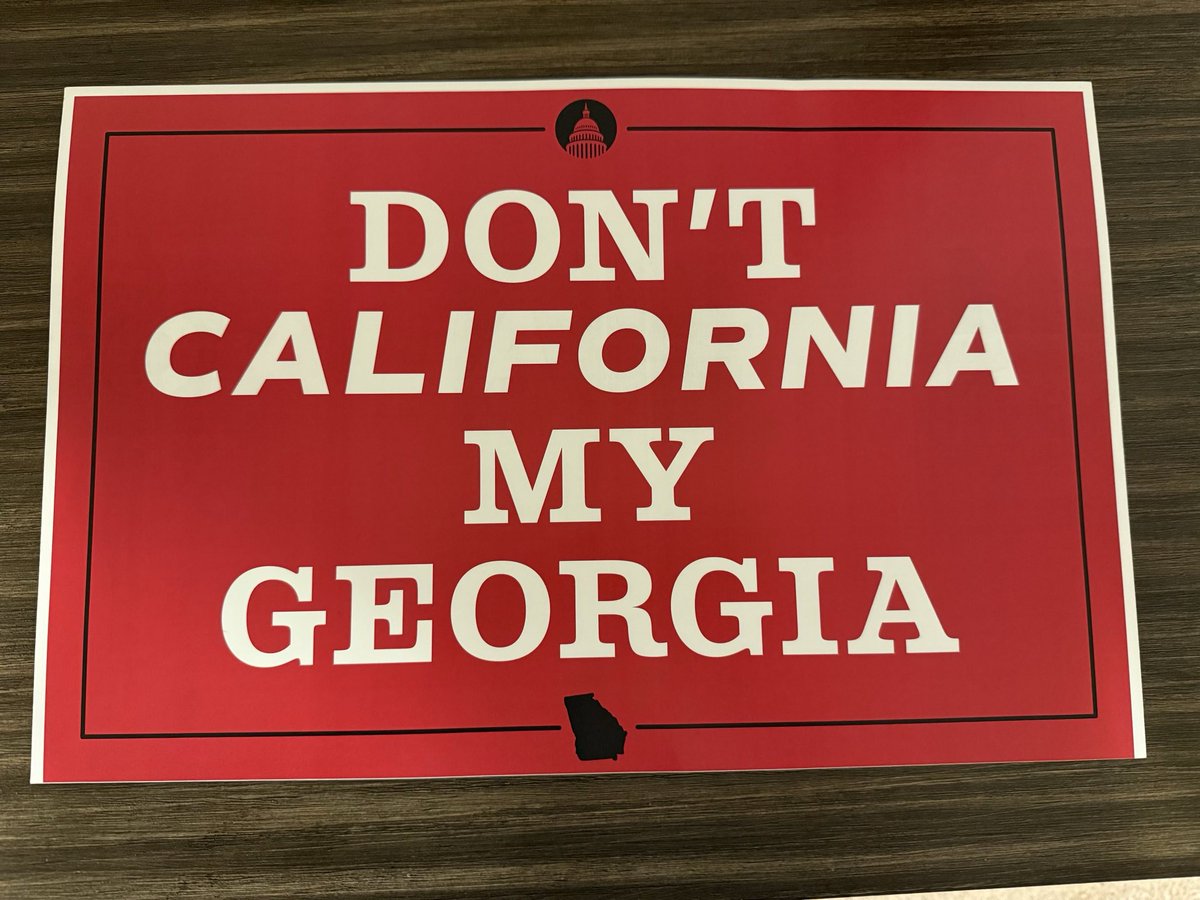 MikeCollinsGA's tweet image. Already got a sign for that.