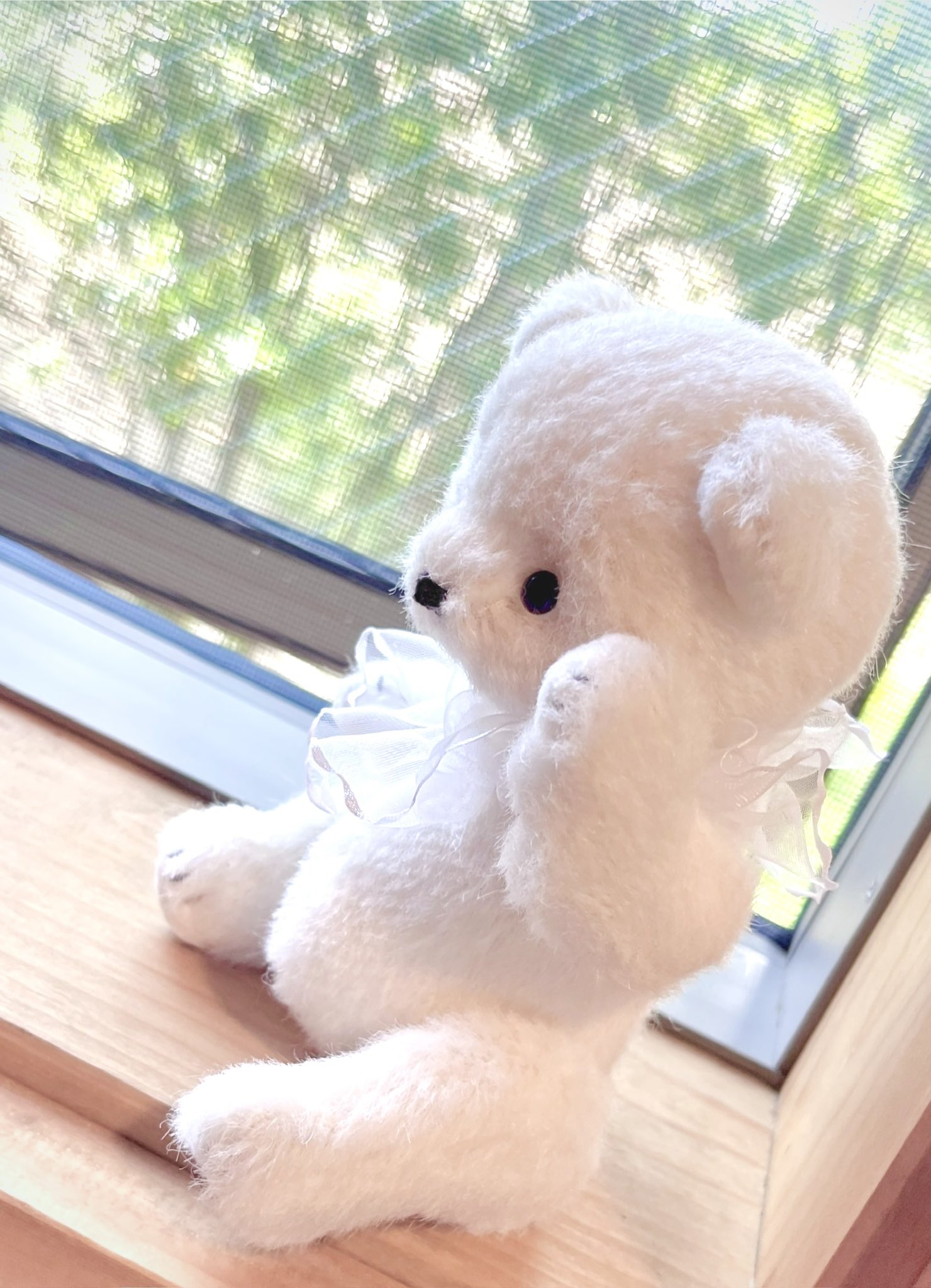 ハンドメイド　テディベア フフちゃん お知らせ】 fuukobear @fuukobear chappybear @megrin77 お二方