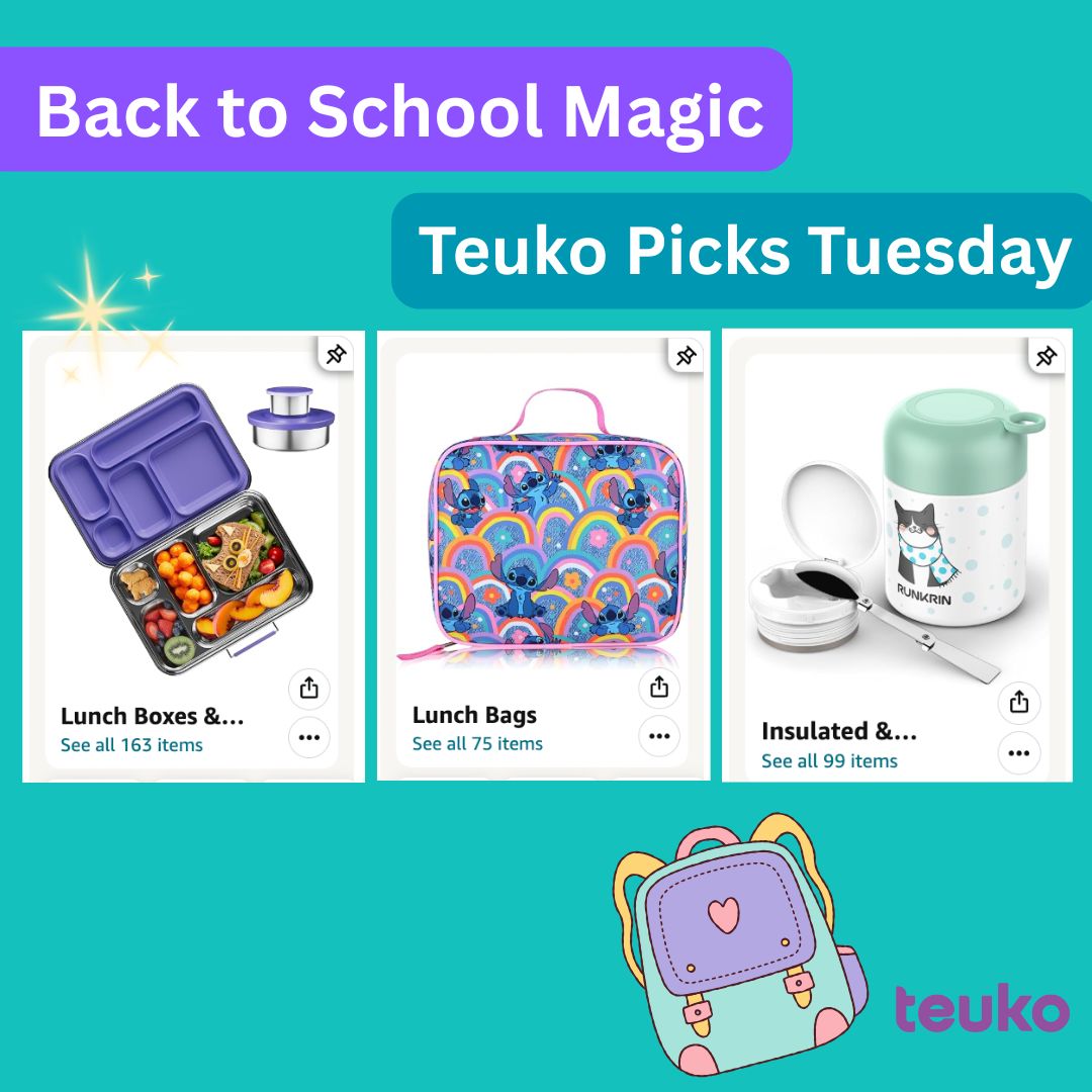 teukoapp's tweet image. It’s #TeukoPicksTuesday! 🎒
Our most-loved lunchbox must-haves are here — bento boxes, leak-proof containers & more!
🛒 Shop the faves → amazon.com/shop/teuko
#BackToSchool #LunchboxEssentials #TeukoLunch #AmazonFinds