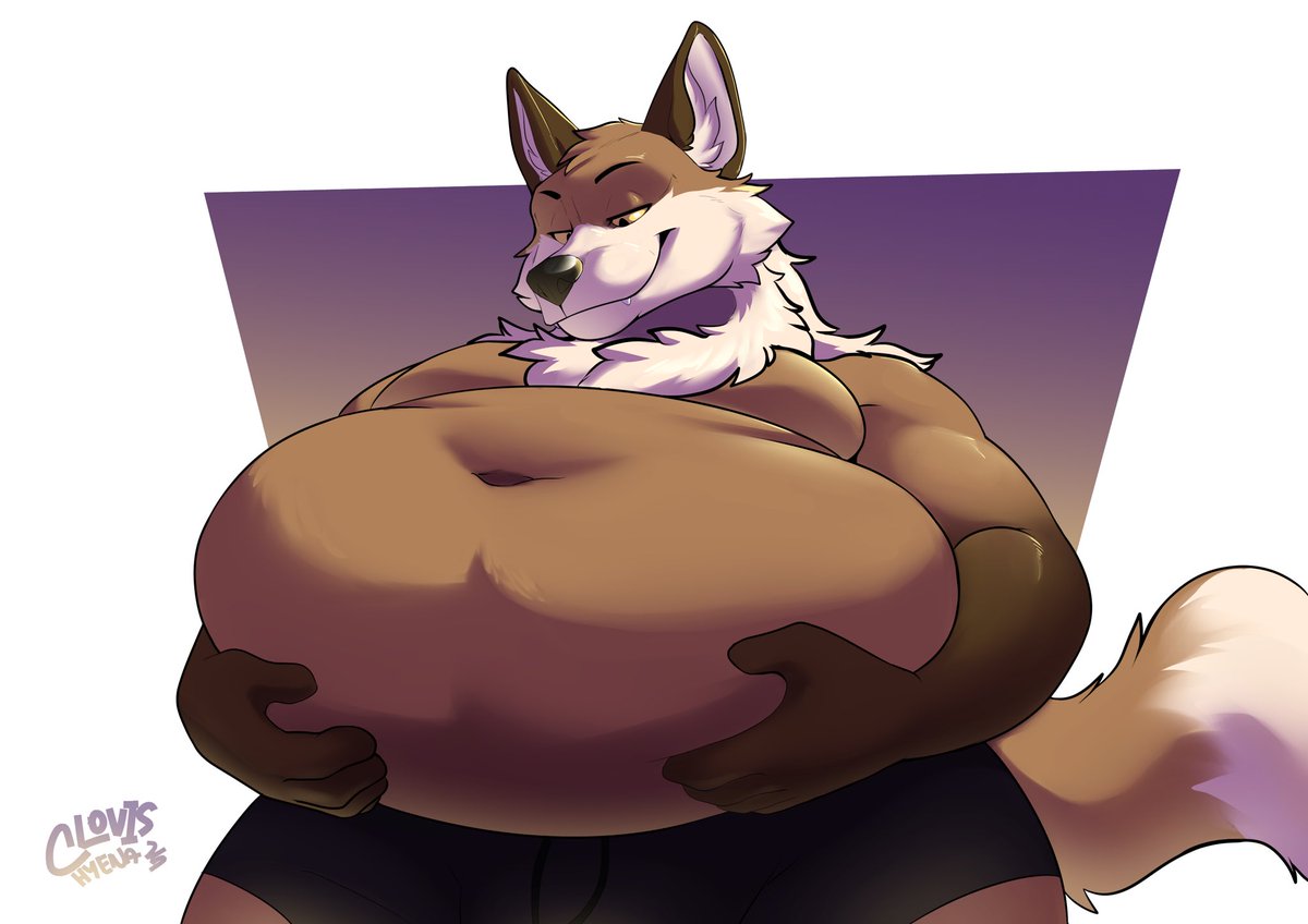 Going to drop my belly on you
YCH from <a href="/ClovisHyena/">ClovisHyena</a>