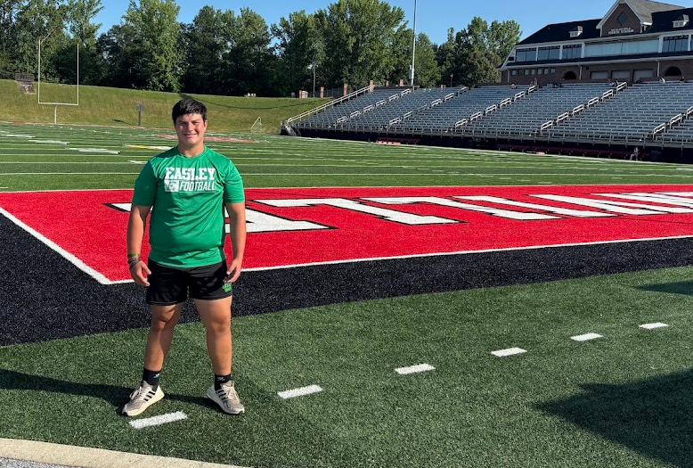 JPWright70's tweet photo. Thanks for a great camp @NGUFootball1! Taking what I learned from @CoachB_NGU to improve and get better.  Always looking to improve! @CoachSHouston1 @FootballEasley @CoachFaulkner_ @MattStackSr1 @CoachHMartin https://t.co/QVbJCAkhy4