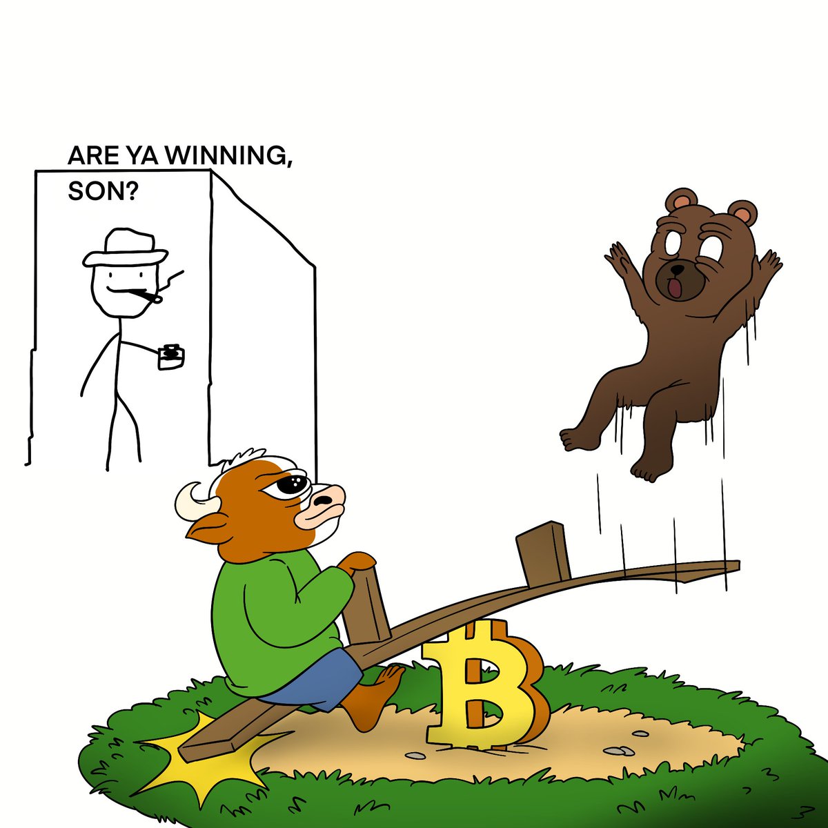 getting them bears outta here dad