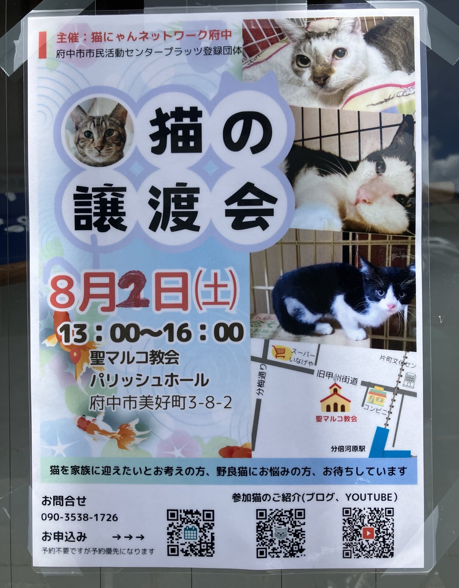 メルカリで24時間以内に売れなければ300円❗️「みんな待ってる花猫ニャンコ」 吉川愛 NyART FESTIVAL 2025 にゃんバサダー セット 吉川 愛