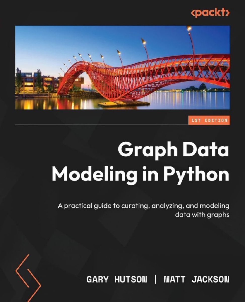 KirkDBorne's tweet image. Graph Data Modeling with #Python — A practical guide to curating, analyzing, and modeling data with graphs: amzn.to/3PYxCPF via @PacktDataML 
——
#DataScience #GraphDB #LinkedData #AI #MachineLearning #DataScientist
——
𝒦𝑒𝓎 𝐹𝑒𝒶𝓉𝓊𝓇𝑒𝓈:

🔵Transform relational data…