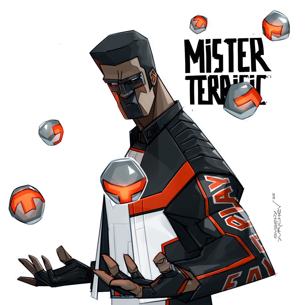 evgenyyurichev's tweet image. #MisterTerrific #Superman #EdiGathegi #JamesGunn