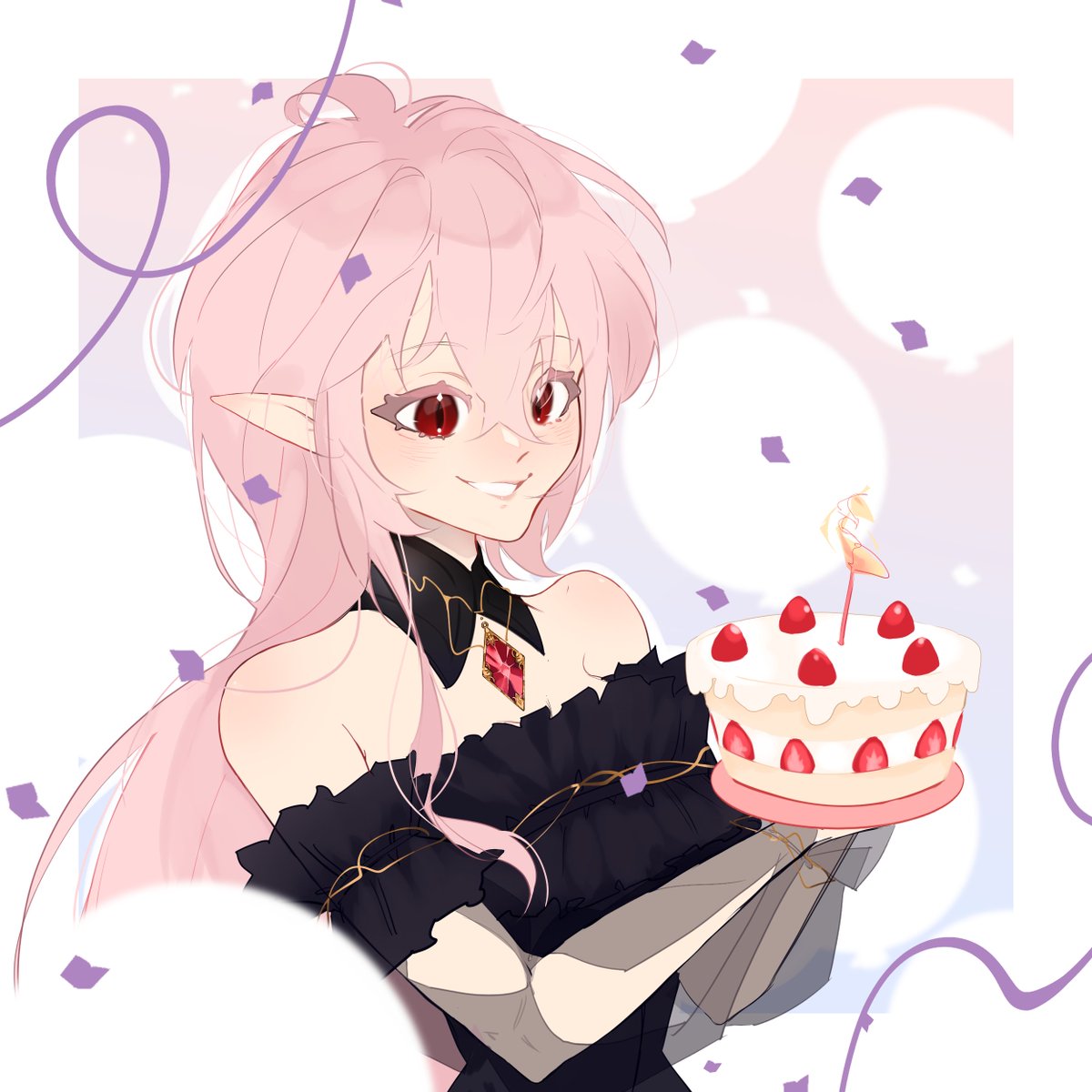 Happy birthday to me ! Thank you much to my mother <a href="/Lexx__Nova/">Lexx 🍵Vgen</a> for this amazing birthday gift of her amazing art !