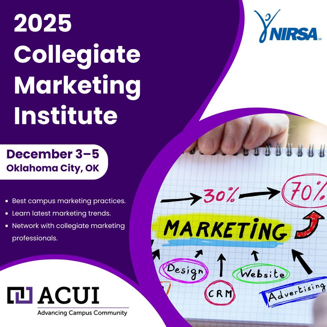 2025 Collegiate Marketing Institute registration is now open!

This event is valuable for both experienced marketers and those new to the field.

Register: buff.ly/Y9d8aAD