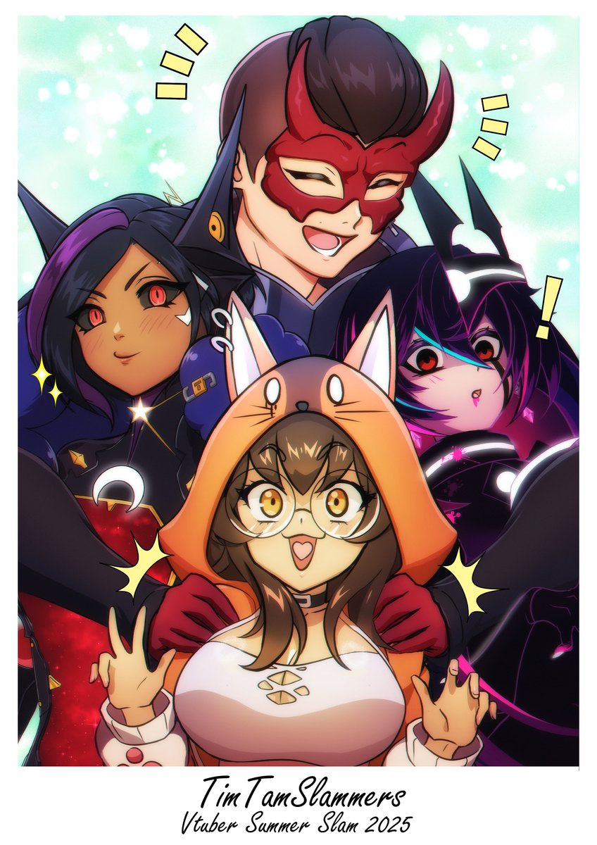 FusedHybrid (@thefusedhybrid) on Twitter photo BIG THANKS to the 3 lovely ladies that made this years VTuber Summer Slam unforgettable!
We raised so much money for charity, and you made this a BLAST! Thank you again to my amazing friends <a href="/TheMiniHybrid/">MiniHybrid</a> , <a href="/FSSketches/">FalseSecurity โญ</a> and <a href="/AkiteruYin/">Yin / Yang โฏ๐ฎ Shining Vtuber.</a>
Artist: <a href="/minimalaifu/">minimalaifu</a> BIG THANKS to the 3 lovely ladies that made this years VTuber Summer Slam unforgettable!
We raised so much money for charity, and you made this a BLAST! Thank you again to my amazing friends <a href="/TheMiniHybrid/">MiniHybrid</a> , <a href="/FSSketches/">FalseSecurity โญ</a> and <a href="/AkiteruYin/">Yin / Yang โฏ๐ฎ Shining Vtuber.</a>
Artist: <a href="/minimalaifu/">minimalaifu</a>