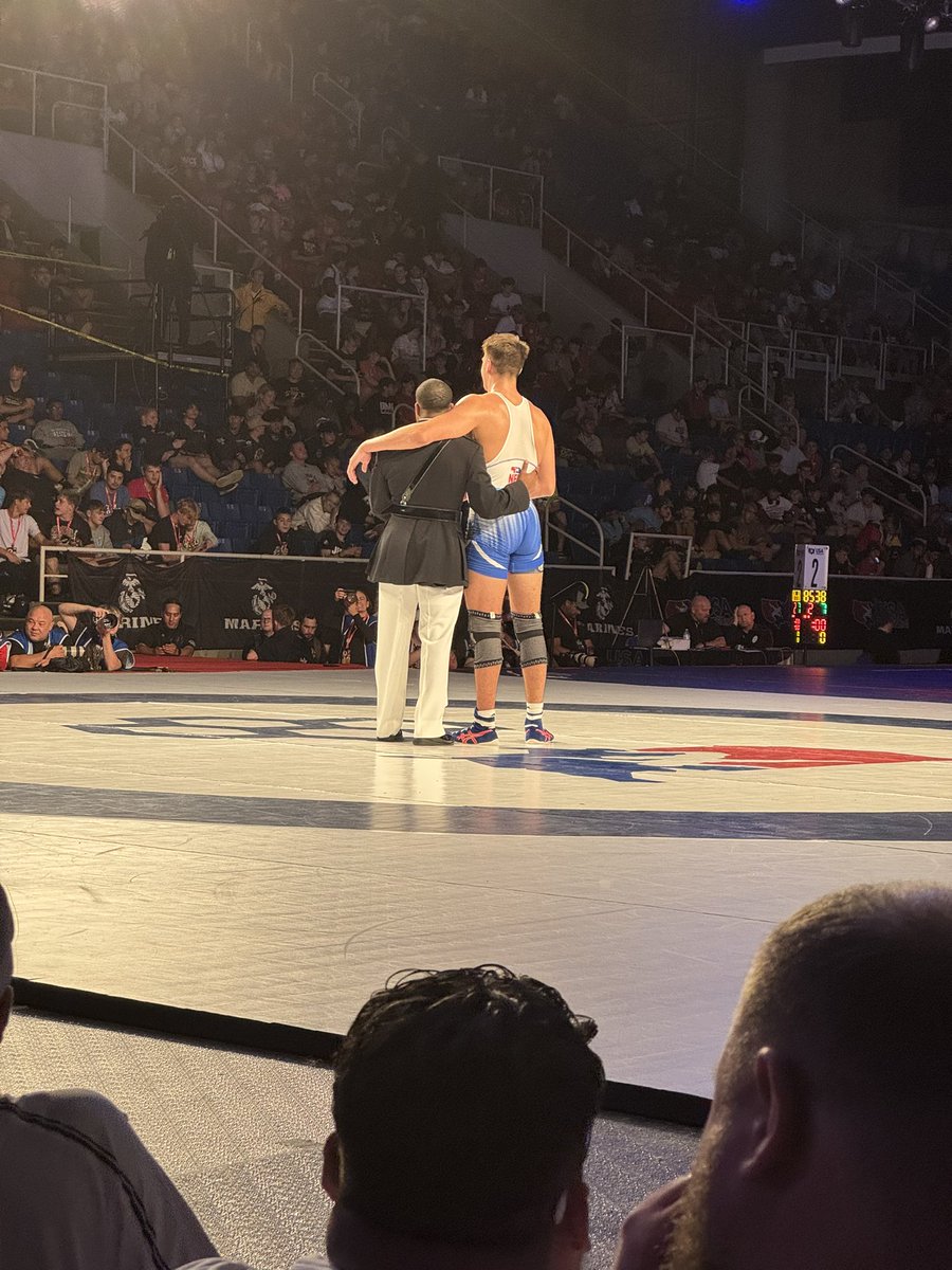 skyhawkwrestle's tweet photo. Cade Ziola with a tech fall in the freestyle JR National Finals!! https://t.co/JsP8EnpKW6