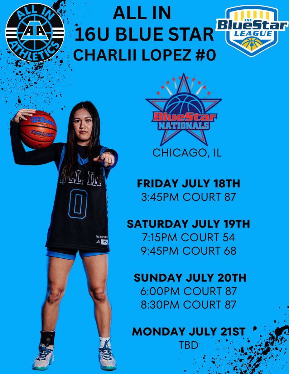Charlii Lopez (@charliilopez27) on Twitter photo Come see us play this weekend!
<a href="/AIAelitegirls/">ALL IN Elite Girls 3SSB</a> <a href="/IGBRcoverage/">Premier Recruiting Service in girlsbball</a>
<a href="/sam_fantastic/">Samson McWherter</a> <a href="/Ahsvikings_gbb/">ahsvikings_gbb</a> Come see us play this weekend!
<a href="/AIAelitegirls/">ALL IN Elite Girls 3SSB</a> <a href="/IGBRcoverage/">Premier Recruiting Service in girlsbball</a>
<a href="/sam_fantastic/">Samson McWherter</a> <a href="/Ahsvikings_gbb/">ahsvikings_gbb</a>