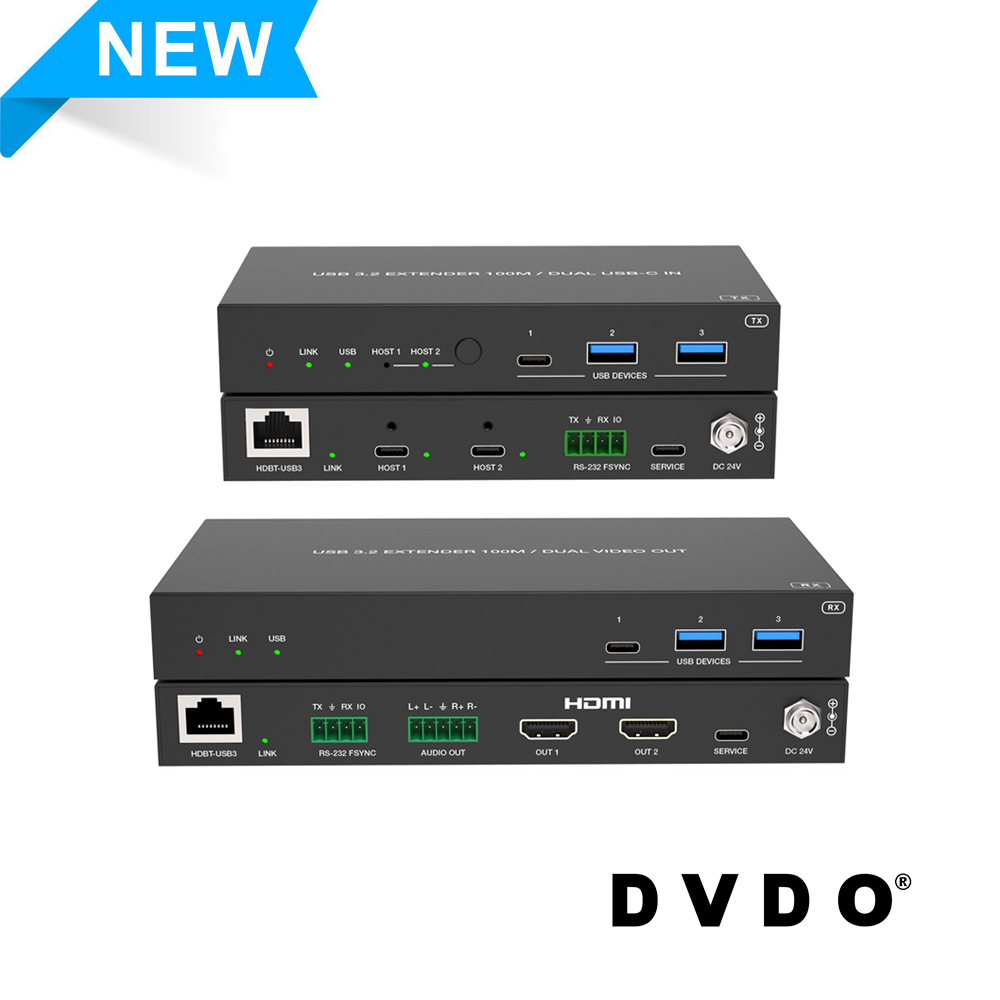 Check out our new Xtend-2USBC-2HDMI-100 100m HDBaseT extender with 2 USB-C host ports and 2 HDMI outputs!
Find out more here: bit.ly/4lAMWih
#USBC #USBCextenders #USBextenders #Extenders #AVTweeps #DVDO #ProAV #AudioVisual #HDBaseT