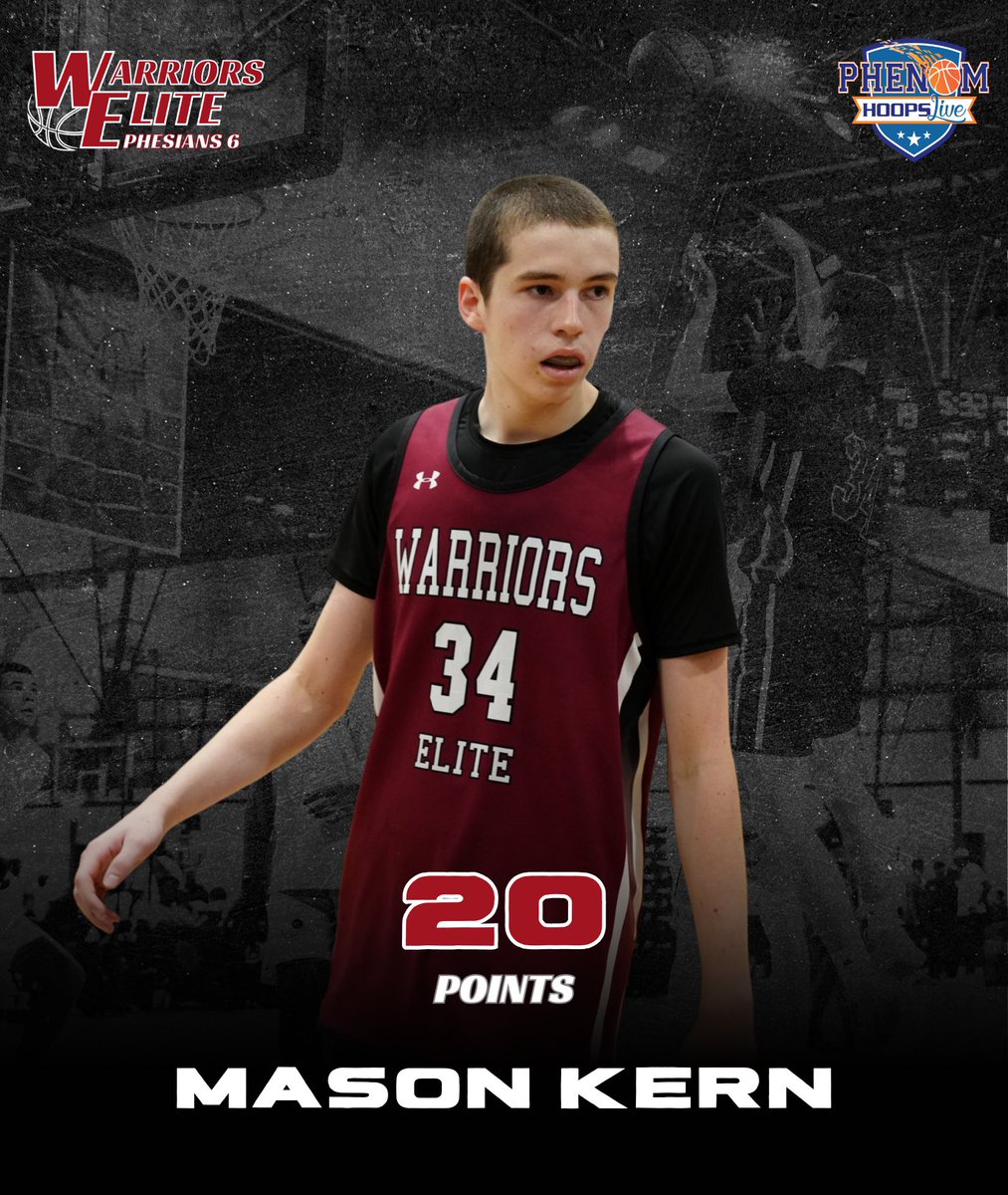 Warriors Elite 17u wins game 3 at the Phenom Hoops Live event against Wildcats Elite. 

Gannon Parker led with 25 points. 
Mason Kern had the hot hand with 20 points.