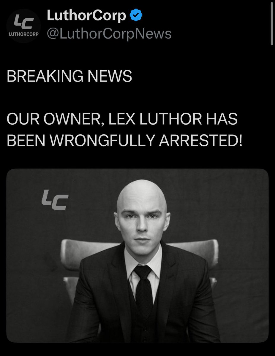 LeaveHeardAlone's tweet photo. A+ extraordinary. Well done. No notes. #Superman #SupermanMovie #LuthorCorp https://t.co/Ys7oA0GBPg