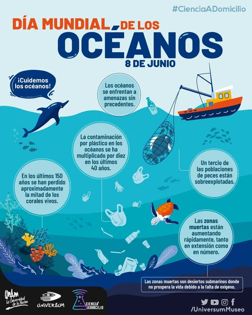 NaturaGto's tweet photo. #Efemérides #Conservación #8DeJunio : ¿#SabiasQue #Junio8 fue establecido como el #DíaMundialDeLosOcéanos por la Asamblea General de  la @ONU_es ? via @Gaceta_UNAM https://t.co/QPf6vAxatG #Infografía por @UniversumMuseo https://t.co/TiZBqB2eCU