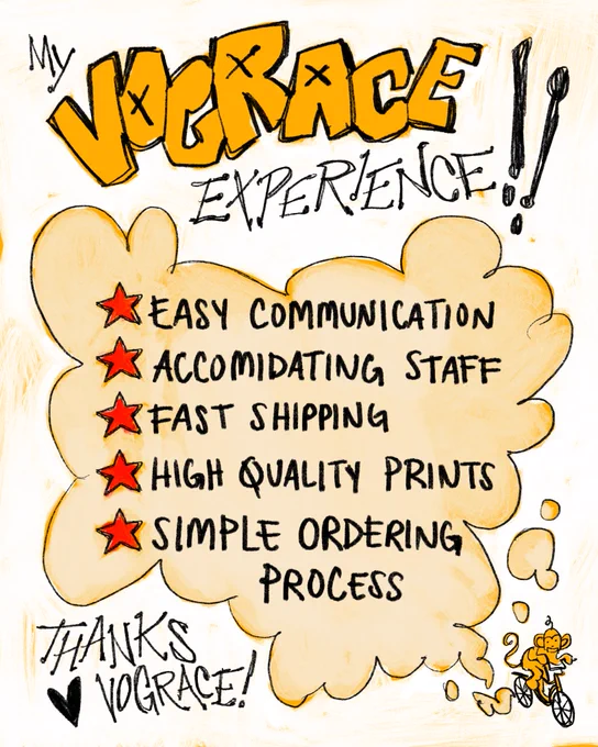 Ordering from their website is very straightforward: you select the product you want, your preferences, and upload your files. Their staff is very friendly and helpful with any file and printing issues. Shipping is fast and everything always arrives safely!

Tysm Vograce! 