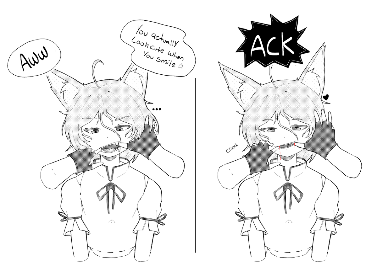 SomeW3y's tweet image. Fox bite
