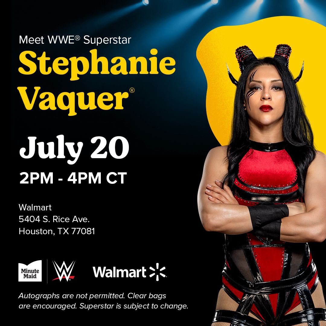 Steph_Vaquer's tweet image. Houston, come see me at #Walmart on Sunday!
– La Primera ❤️ @MinuteMaid