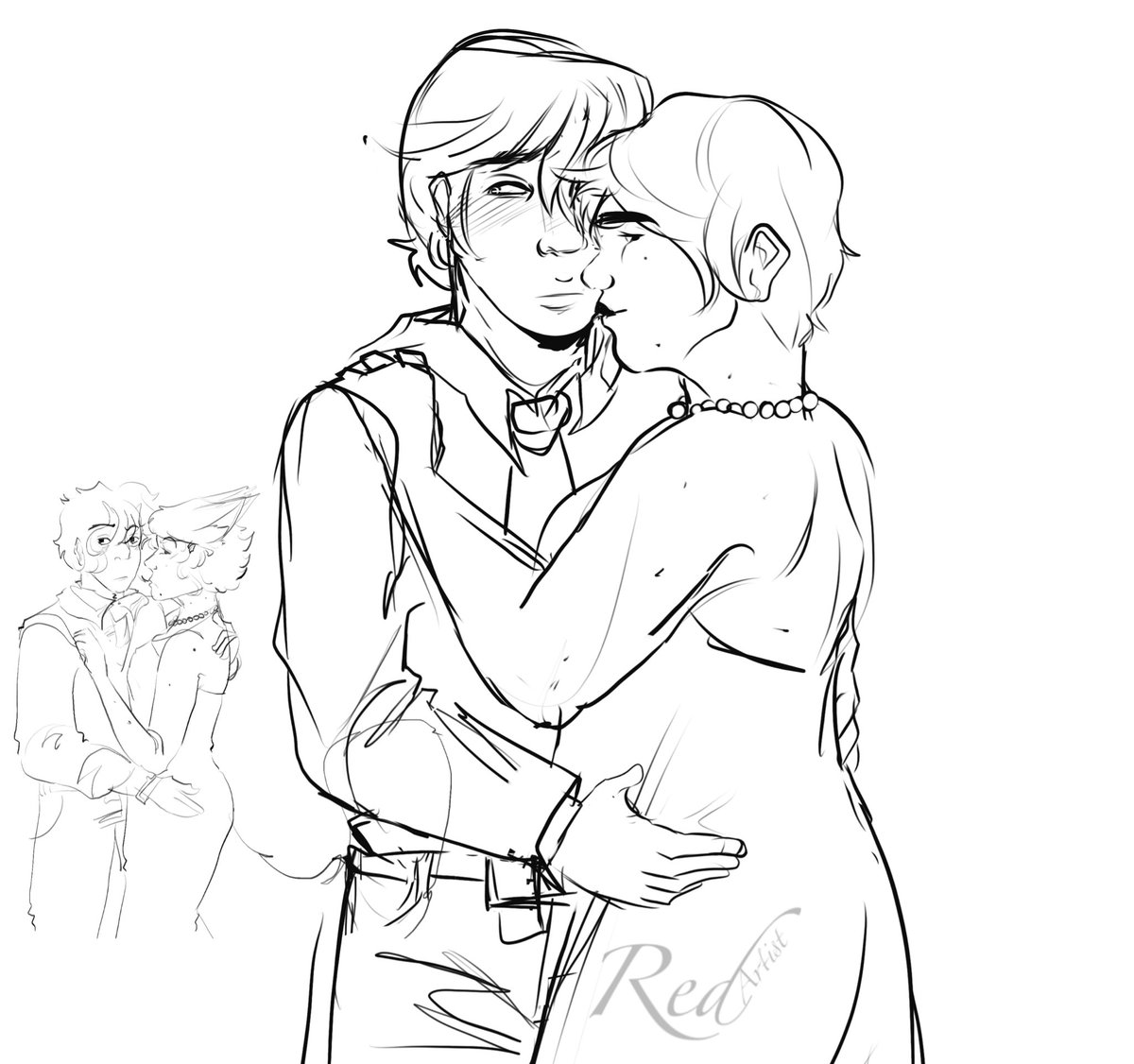 _Red_Artist's tweet image. All I have today is oc redraw slop from 2022… whatever sorry guys #ocs