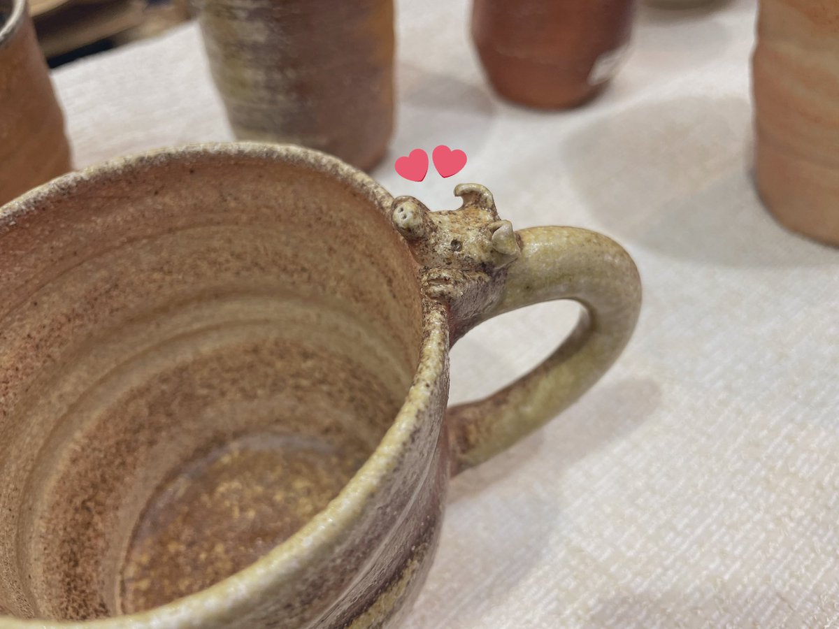 ujoyaki's tweet photo. 17日～21日まで夢メッセみやぎ やきものフェアに参加してます🥰

窯出ししてきたばかりなので最新作品あります🐥⸒⸒

ブース番号79にお気軽にお立ち寄りくださいませ～🐰🫧

#夢メッセみやぎ #やきものフェア #津軽烏城焼 #自然釉 #世界最長の登り窯 https://t.co/ksJ5P0qy4B