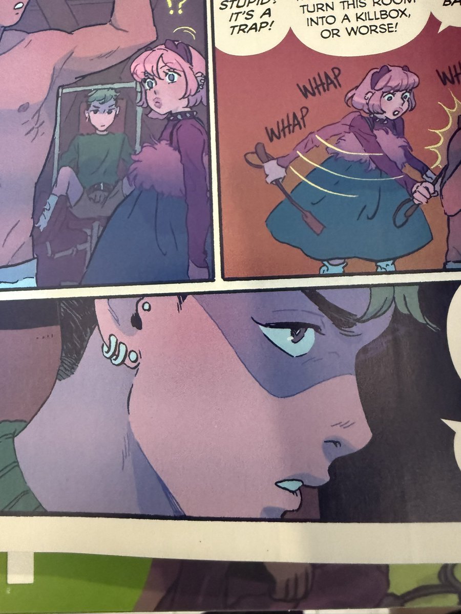 Snotgirl volume 4 is out today!! It's been so long since the last volume, so hopefully everyone who has been waiting for the new release enjoys all the sweat, snot, and tears we put into the new book. Here are some contextless previews! #snotgirl 