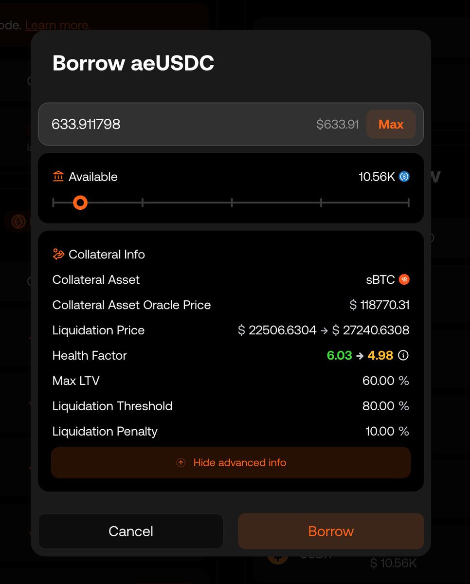 broke_lp's tweet photo. @TychoOnnasch It seems like Zest's liquidation price calculation needs a fix. Currently it's showing a value higher than my collateral for liquidation price. https://t.co/A48DV2TBne